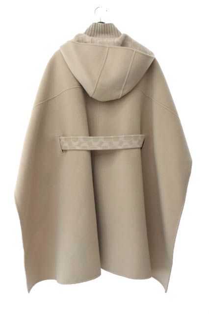 コーチシグネチャー クラシック ダブルフェイス ケープ ポンチョ コート