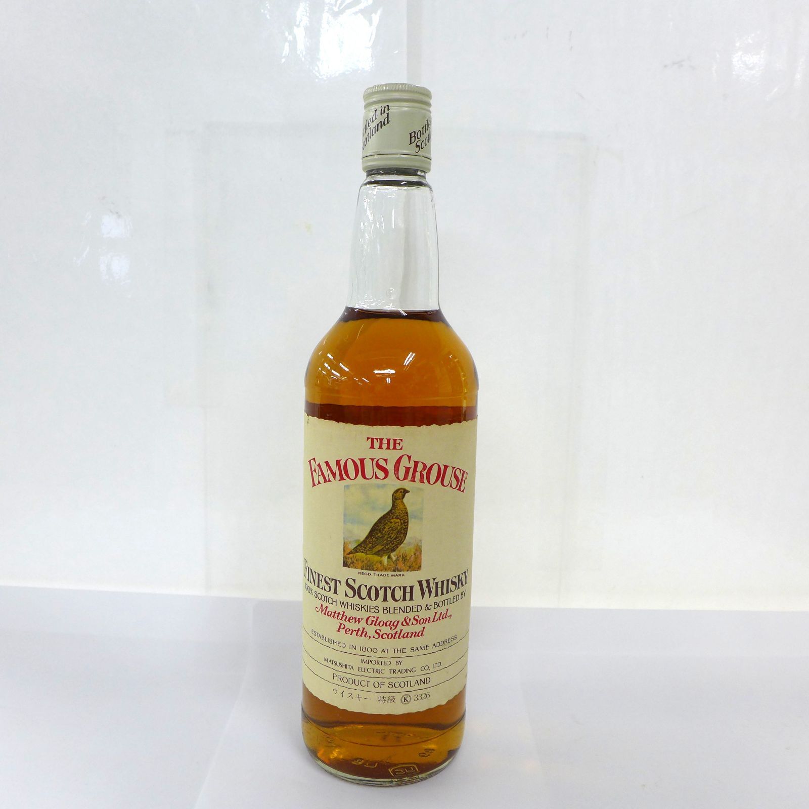 古酒　特級 フェイマス グラウス スコッチウイスキー 未開封 未開栓 特級ラベル フェイマス グラウス スコッチウイスキー