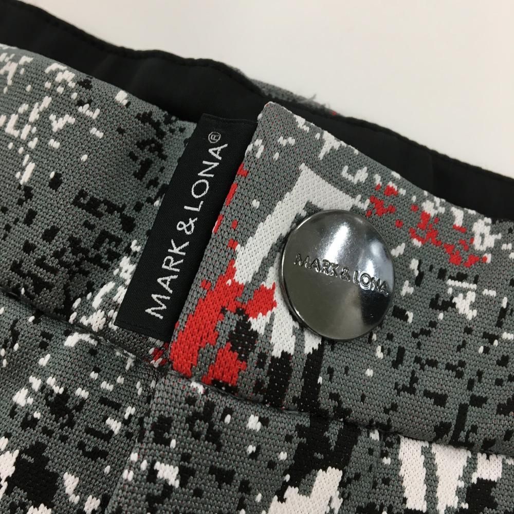 ☆SALE価格☆【新品】マークアンドロナ ハーフパンツ グレー×黒 総柄