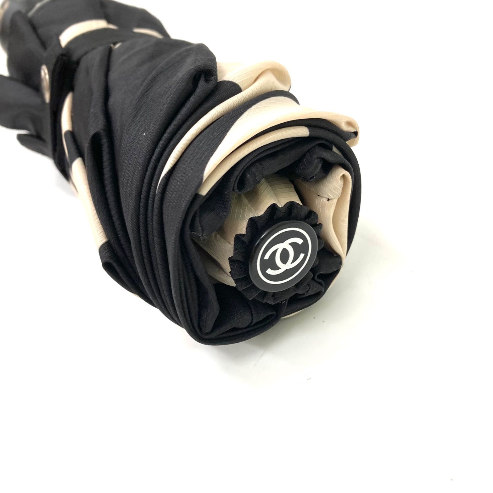 🌟最終価格🌟【CHANEL】シャネル 折りたたみ傘 ブラック