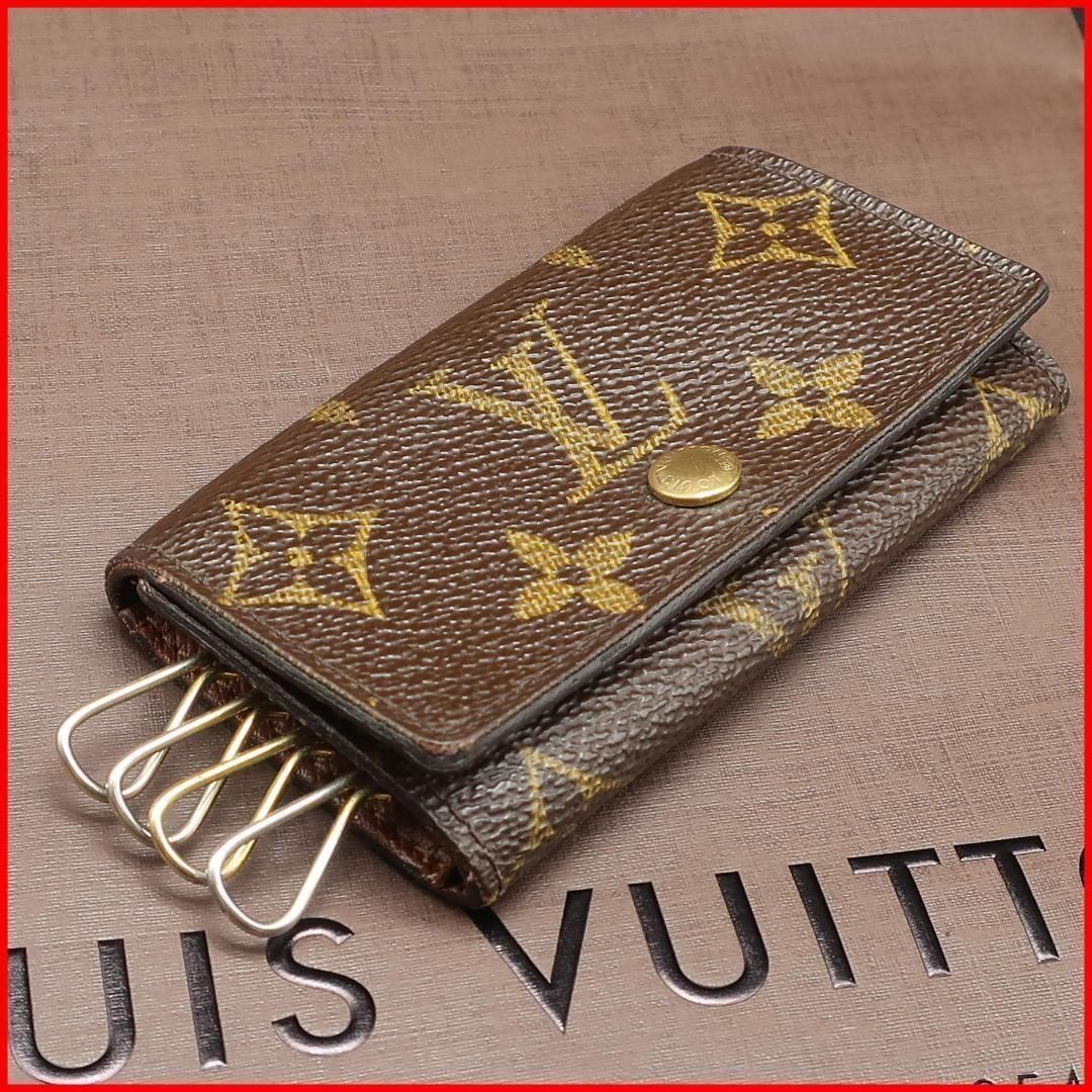 ヴィトン Louis Vuitton キーケース Key case モノグラム Monogram ミュルティクレ4 Multicls4 M69517 Authentic Mint