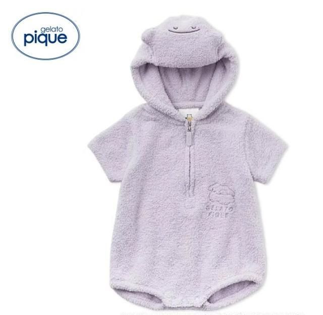 70サイズ gelato pique ジェラート ピケ ポケモンスリープ ベビー ベビモコ メタモン ロンパース