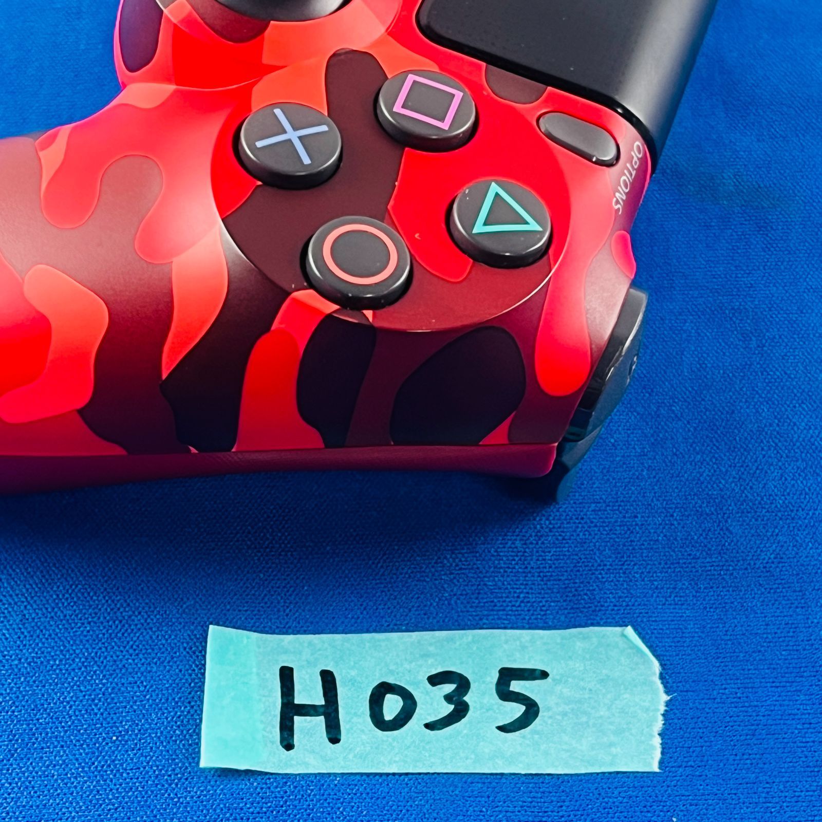 PS4 純正コントローラー レッドカモフラージュ ワイヤレス