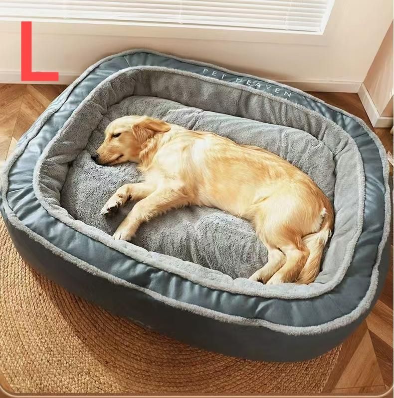 大型犬 ベッド 肉厚クッション ペットベッド 大型犬 犬 クッション ペット 小型犬 中型犬 大型犬 柴犬 マット スクエア型 暖かい 防寒対策 年中通用 滑り止め 上質 インテリアに合う ペットベッド 小型犬 猫 クッション ペット サイズ L