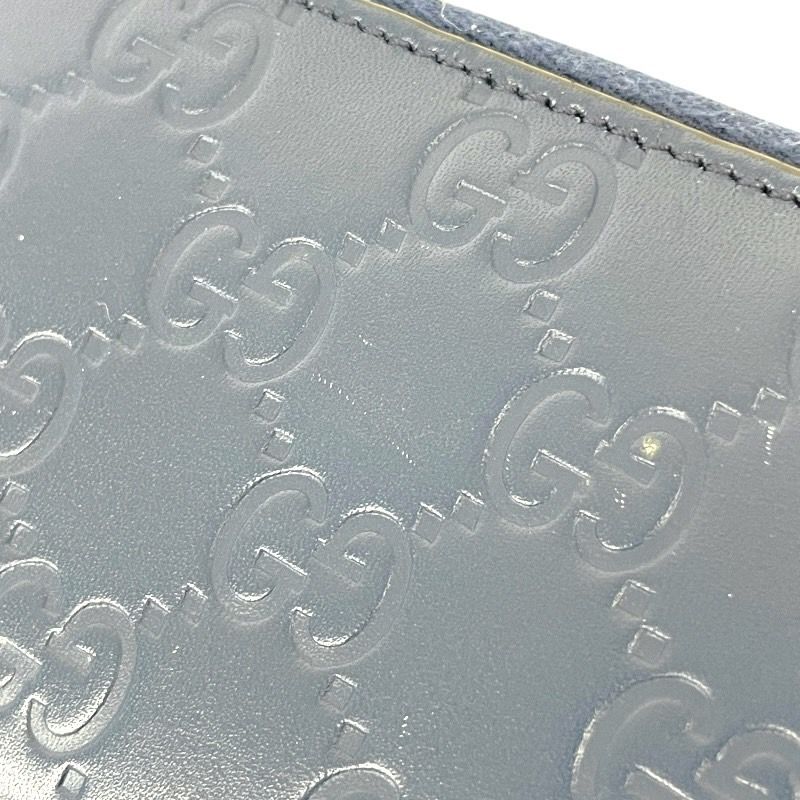 GUCCI】グッチ グッチシマ 447939 コインケース レザー メンズ