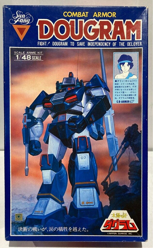 タカラ・ダグラム 1/48 スケール アニメキット タカラ ダグラム 1/48スケールアニメキット ダグラム オリジナル箱 1