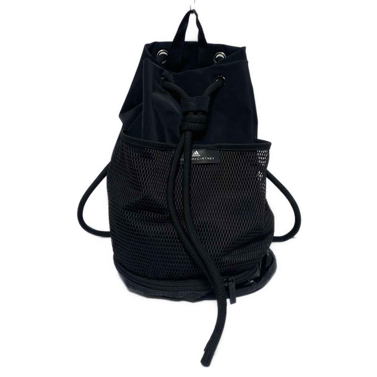 ADIDAS BY STELLA McCARTNEY アディダスバイステラマッカートニー ワンショルダーバッグ - 黒 メッシュ 巾着型