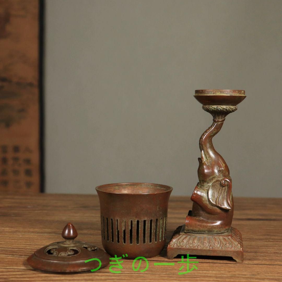 銅器 香炉 福象宮灯 薫香炉 室内檀香炉 盤香炉 蠟燭灯 香道具 工芸品 置物 銅器 香炉 福象宮灯 薫香炉 室内檀香炉 盤香炉 ?燭灯 香道具 工芸品