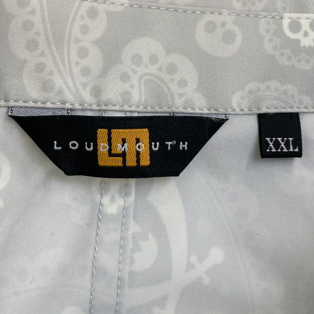 サイズ：XXL LOUD MOUTH ラウドマウス  シャツジャケット スカル ネイビー系 [240101439216] ゴルフウェア メンズ ストスト 楽天市場】LOUD MOUTH ラウドマウス シャツジャケット スカル