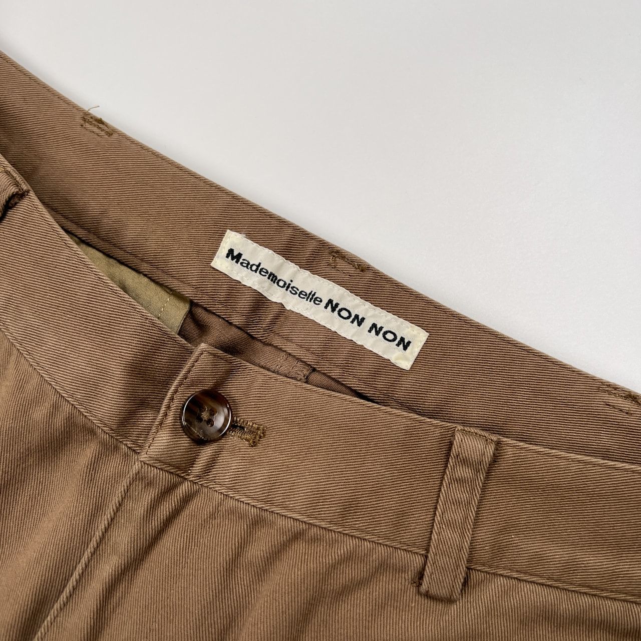 Mademoiselle NON NON マドモアゼルノンノン ツイル パンツ チノパン