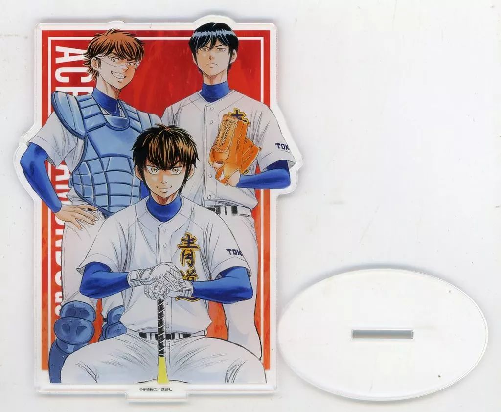 中古】アクリルスタンド・アクリルパネル 沢村栄純＆降谷暁＆御幸一也