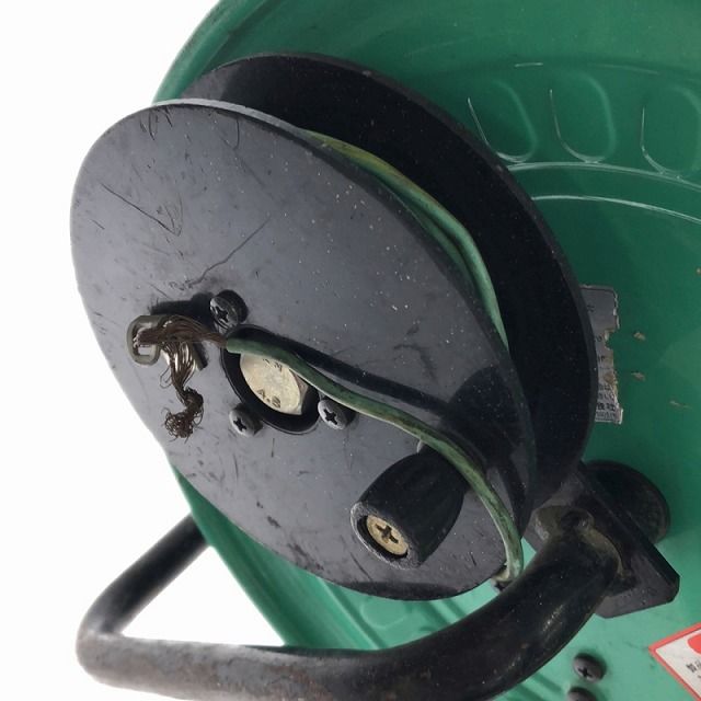 中古】日動 KS-EK34 ドラムリール 30m アース付 ブレーカー付