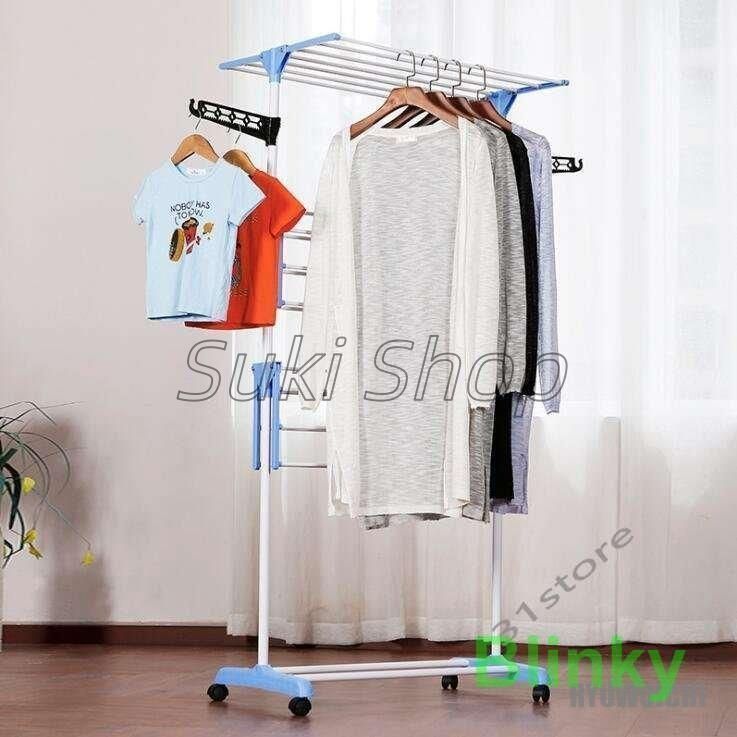 物干し室内室内物干しハンガーラック折りたたみ洗濯物干しスタンドタオル干し