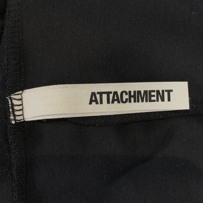 ATTACHMENT アタッチメント COOLMAX SMOOTH CLOTH WIDE HIGHNECK L/S TEE  クールマックススムースクロス ワイドハイネックロングスリーブTシャツ ブラック AJ22-052 Size 2 - メルカリ