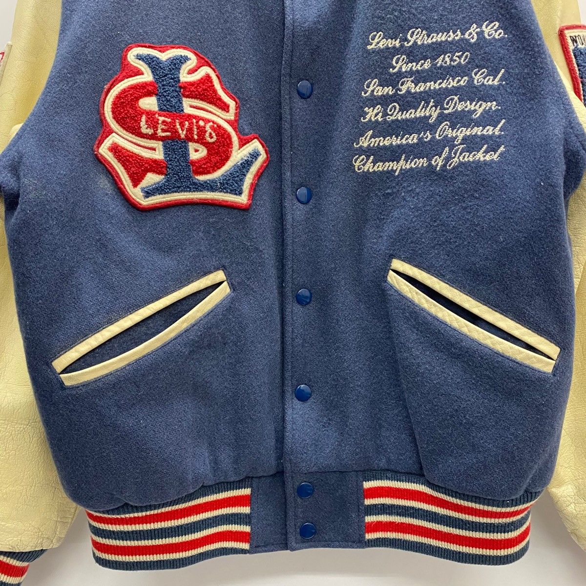 リーバイス Levi's 90's varsity jacket レザー スタジャン