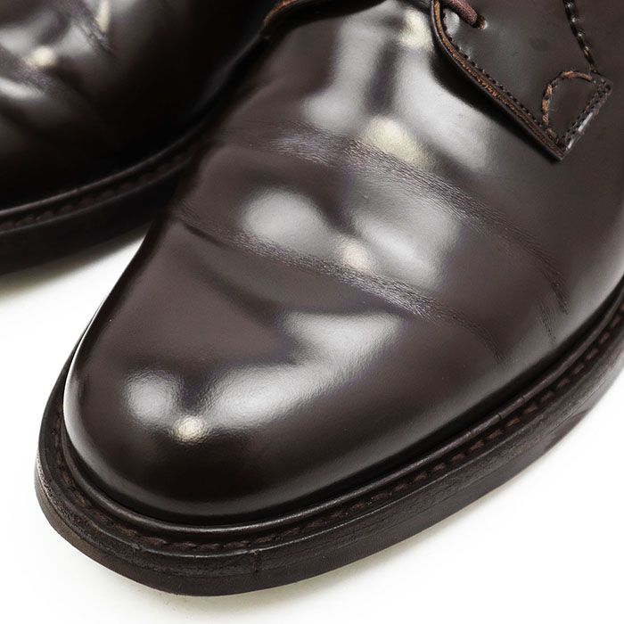  CHURCH S チャーチ レザーシューズ SHANNON R シャノン ラバーソール ポリッシュドバインダーカーフ プレーントゥ レースアップ ドレス 革靴 メンズ サイズ 8 5 F ブラウン 茶色 英国製 その他 靴