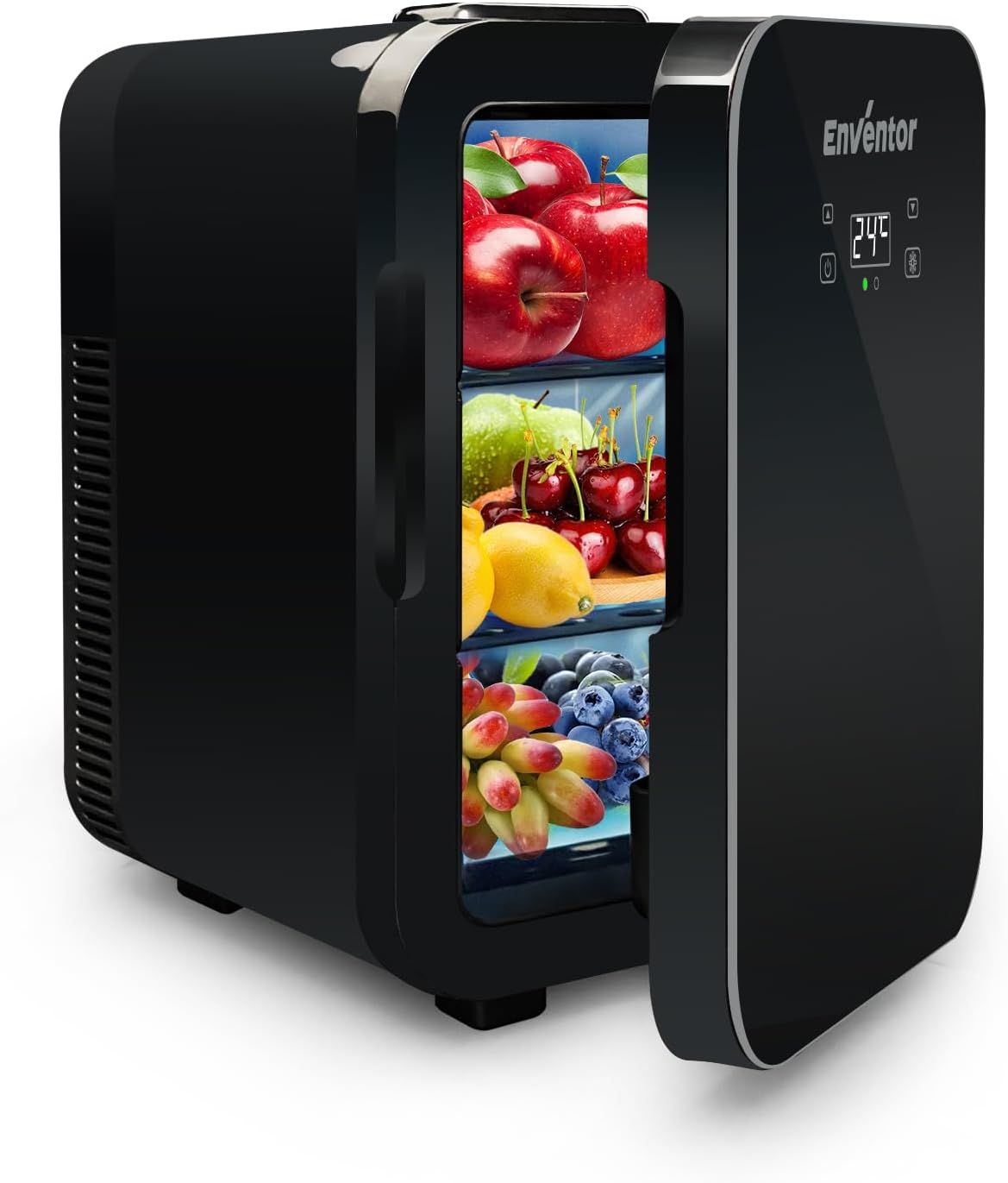 Enventor 冷蔵庫 小型 冷温庫 10L 極静音 エコモード搭載 LCD