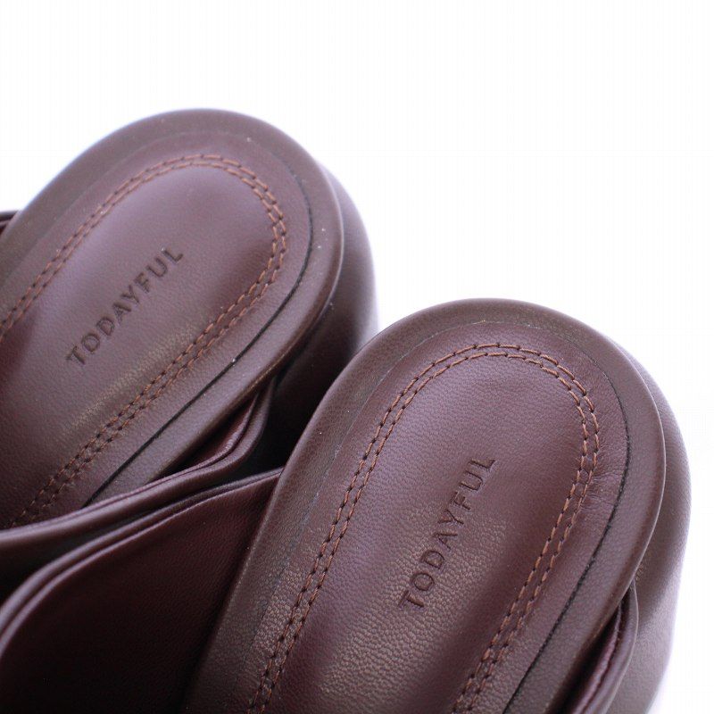 トゥデイフル TODAYFUL Chunky Heel Sabot チャンキーヒールサボ