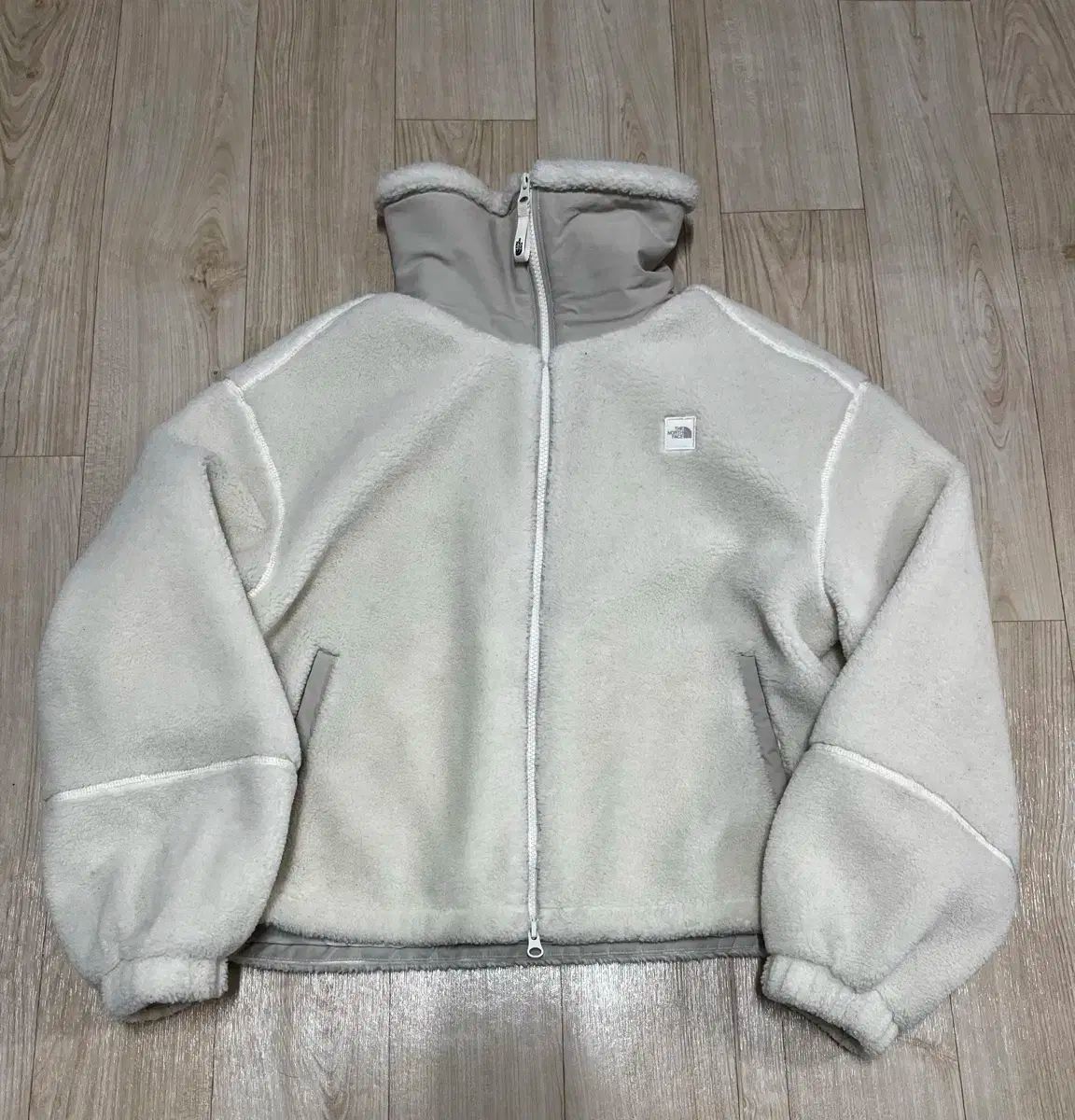 THE NORTH FACE ザノースフェイス アイボリー フリース L