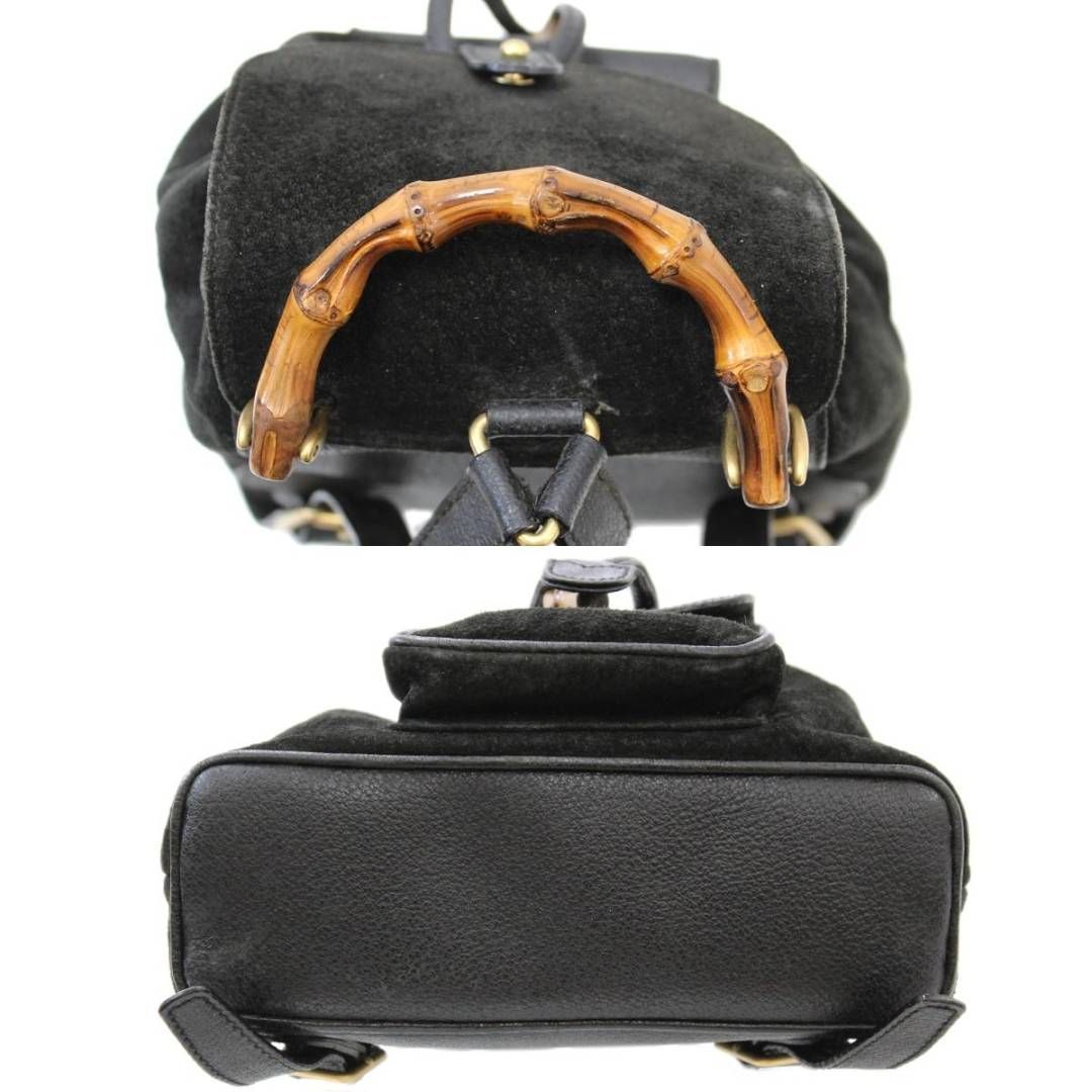 GUCCI / グッチ ミニリュックサック バンブー ブラック 003・1956