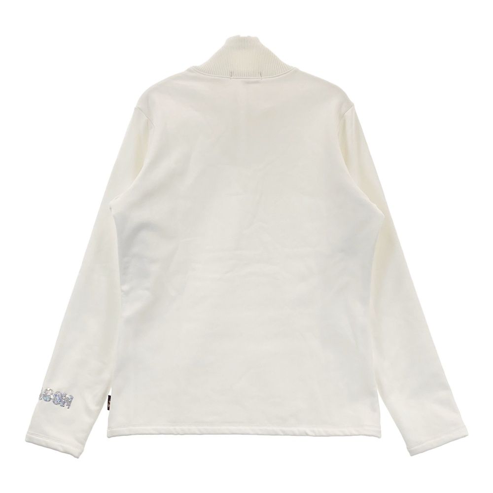 サイズ：3 DANCE WITH DRAGON ダンスウィズドラゴン  ハーフジップ 長袖Tシャツ 切替迷彩 カモフラ柄 ブラック系 [240101442624] ゴルフウェア メンズ ストスト DANCE WITH DRAGON ダンスウィズドラゴン ハーフジップ 長袖T