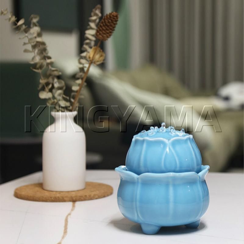 花瓶ジンジャーポットダブルハピネスお洒落蓋つきフラワーベース飾り