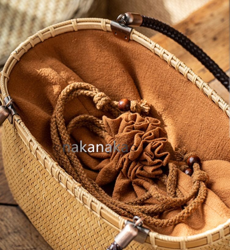 匠の技 和風 手編み 竹編みバッグ 便攜 手提げ カゴバッグ 茶道 収納バッグ 買い物かご 真竹 トートバッグ 職人手作り 竹編み かごバッグ 匠の技 和風 トートバッグ 真竹 茶道具