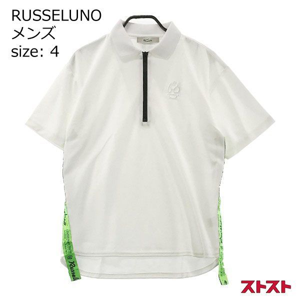 RUSSELUNO ラッセルノ NX-81125 ハーフジップ 半袖ポロシャツ