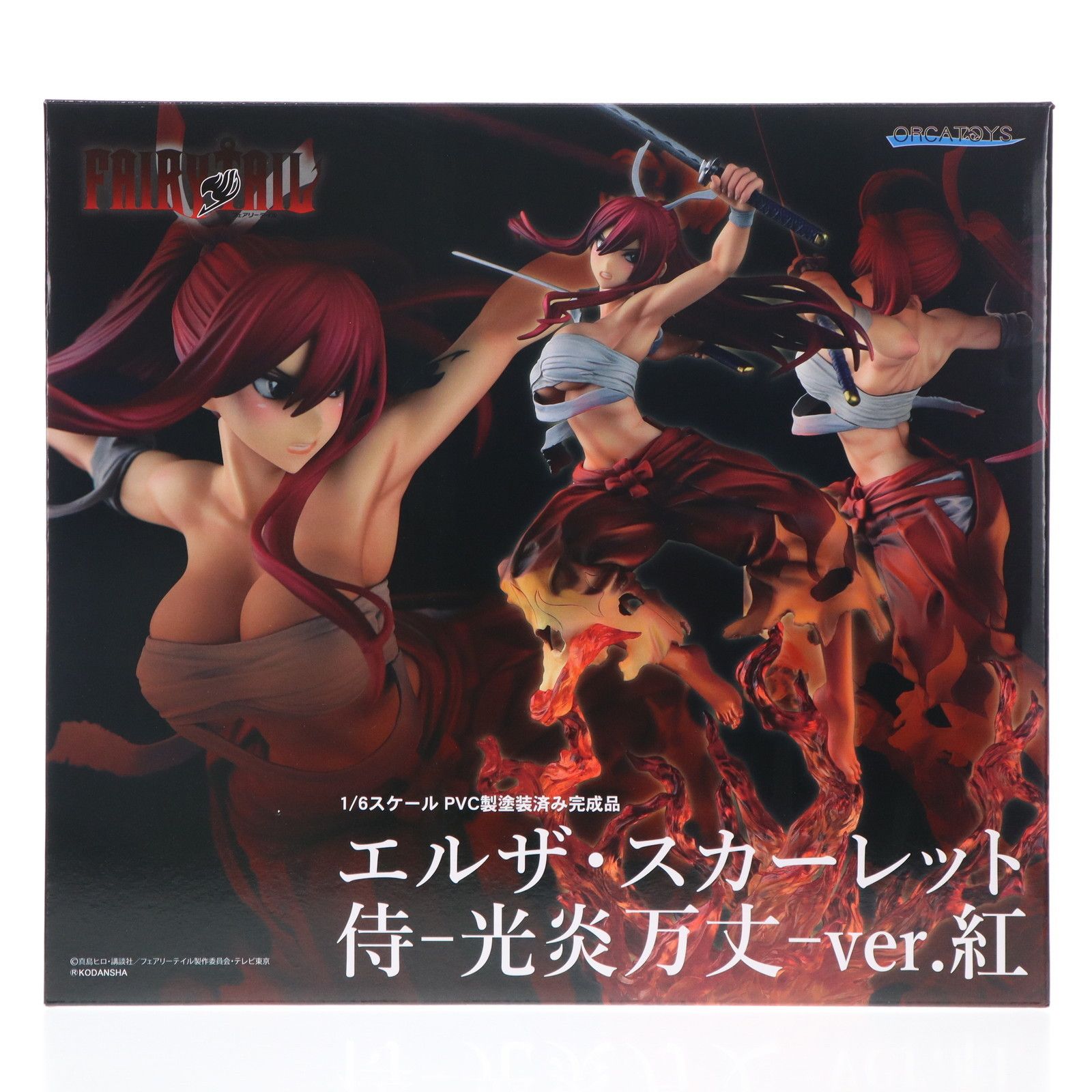 エルザ・スカーレット 侍-光炎万丈-ver.紅 FAIRY TAIL(フェアリーテイル) 1/6 完成品 フィギュア オルカトイズ エルザ・スカーレット 侍-光炎万丈-ver.紅 FAIRY TAIL