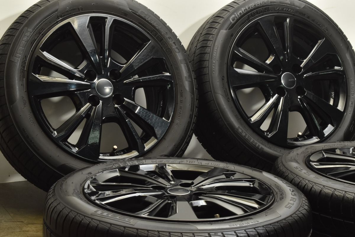 サイズ スマートライン 15in 6J 35 PCD98 ピレリ チントゥラート P1 185 55R15 フィアット 500 パンダ 交換用に