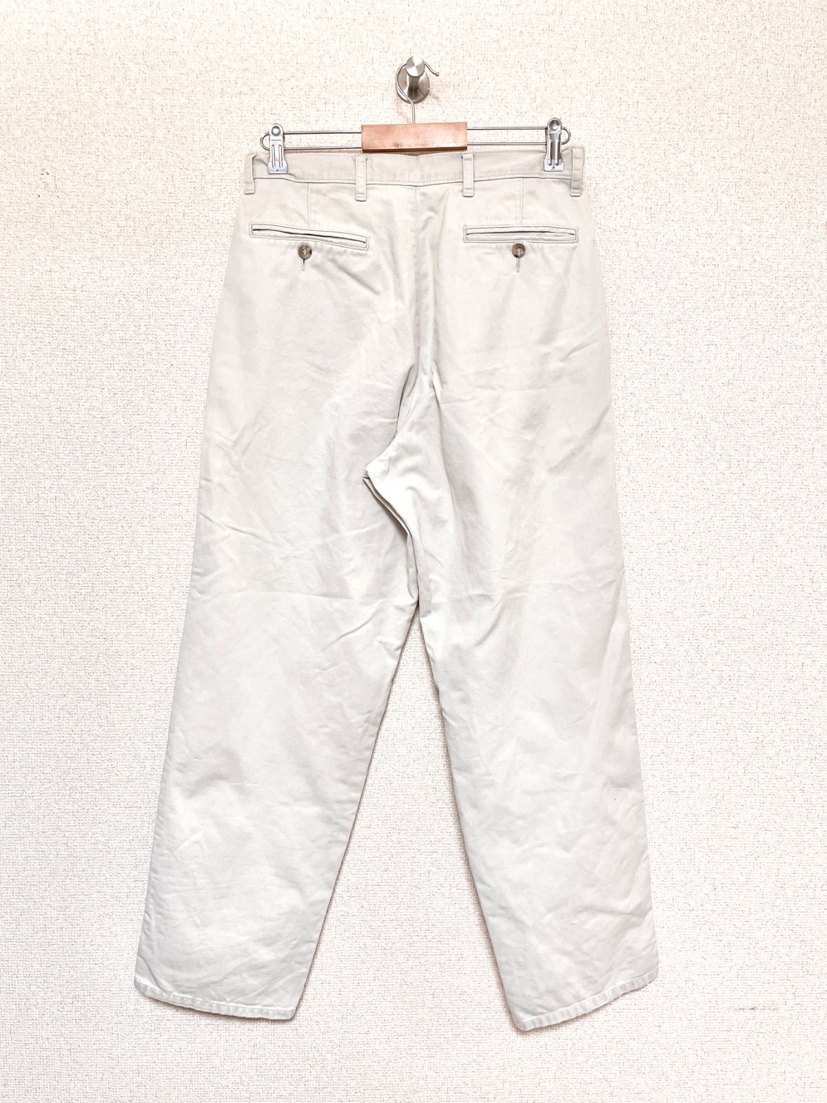 Eddie Bauer】90s 白タグ 2タック チノパン 31×30 エディー