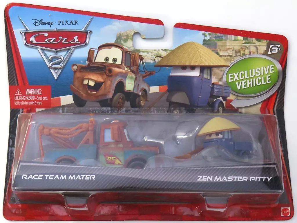 中古】ミニカー RACE TEAM MATER ＆ ZEN MASTER PITTY(2台セット