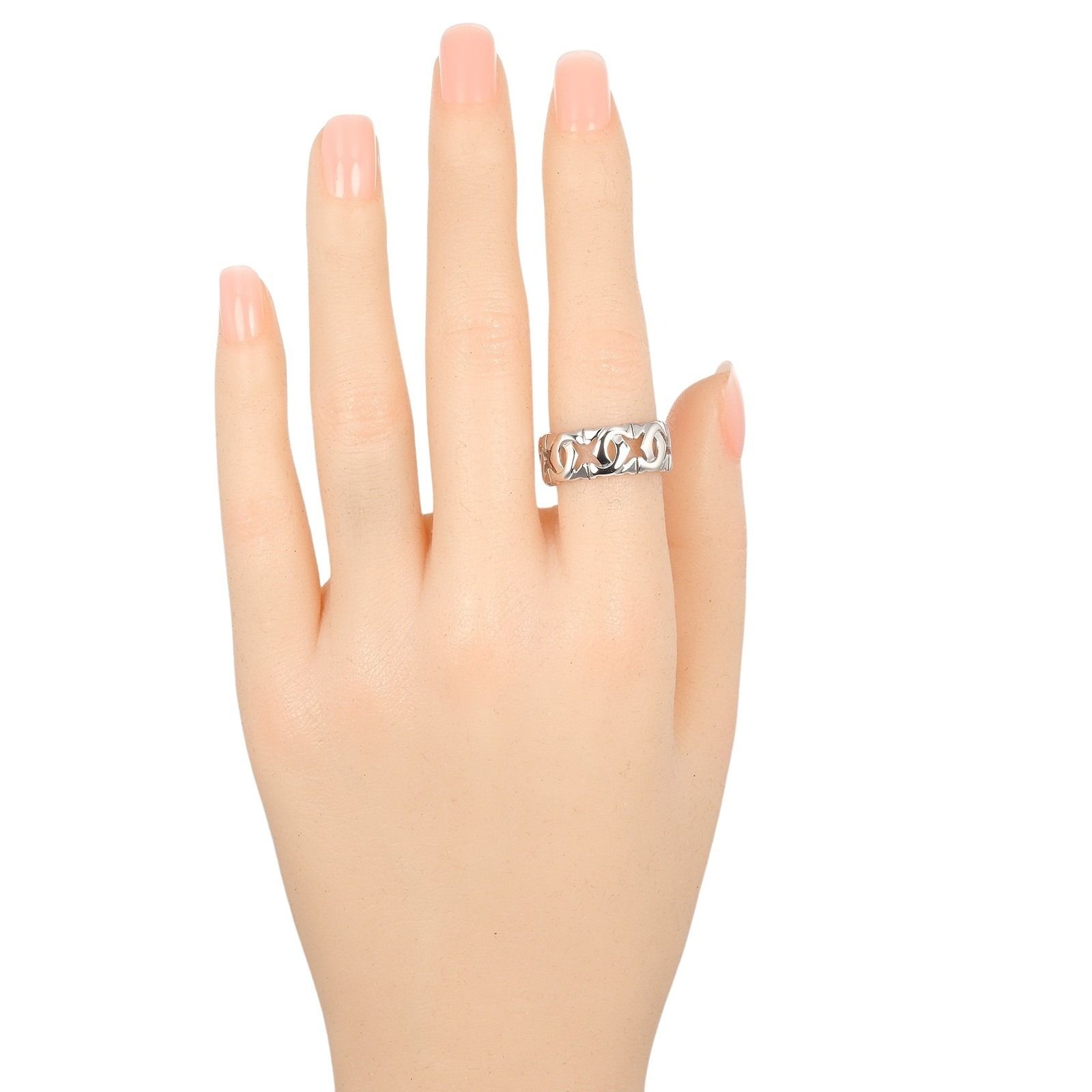 CARTIER】カルティエ アントルラセ K18ホワイトゴールド 13号  