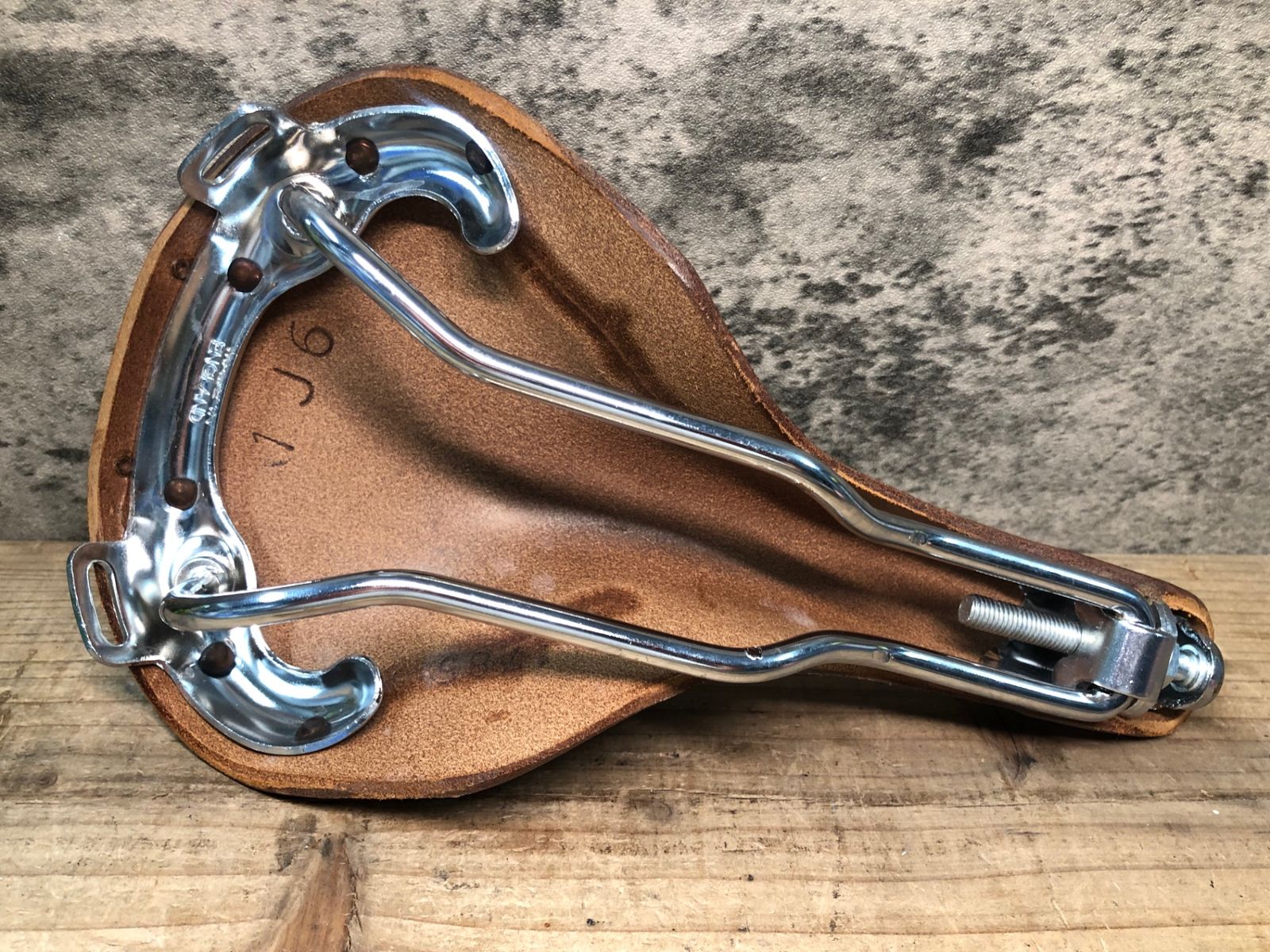 Brooks ブルックス 革サドル SWIFT ブラウン 中古 ブルックス(自転車) Brooks Swift Chrome ブルックス スイフト