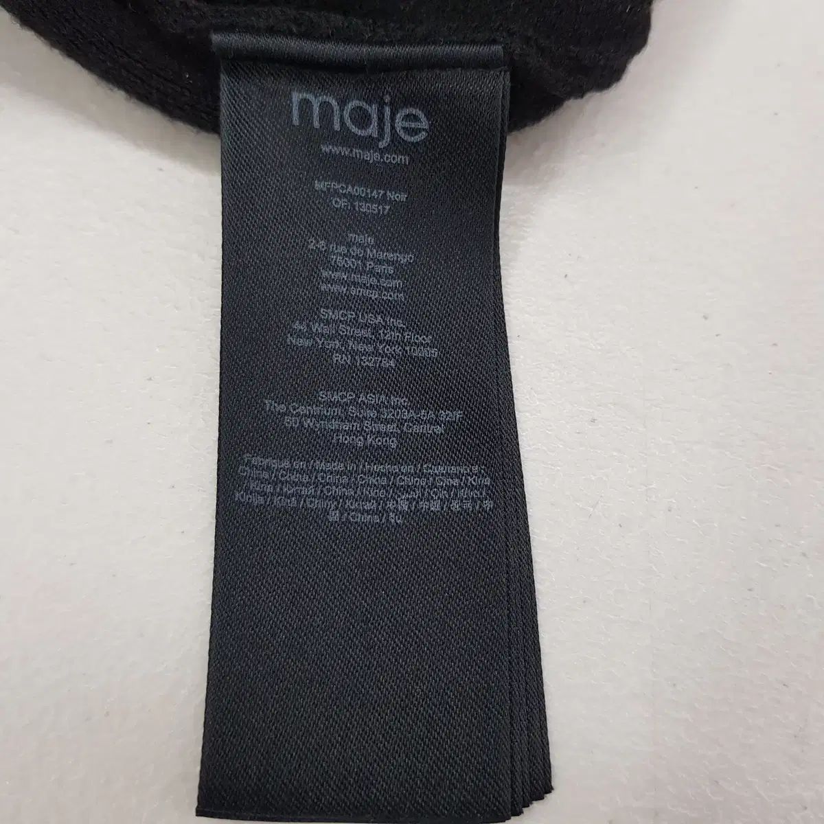  マージュ maje ブラック ツイード POINT GOLD ボタン カーディガン 2 サイズ 長袖 カーディガン ボレロ アンサンブル