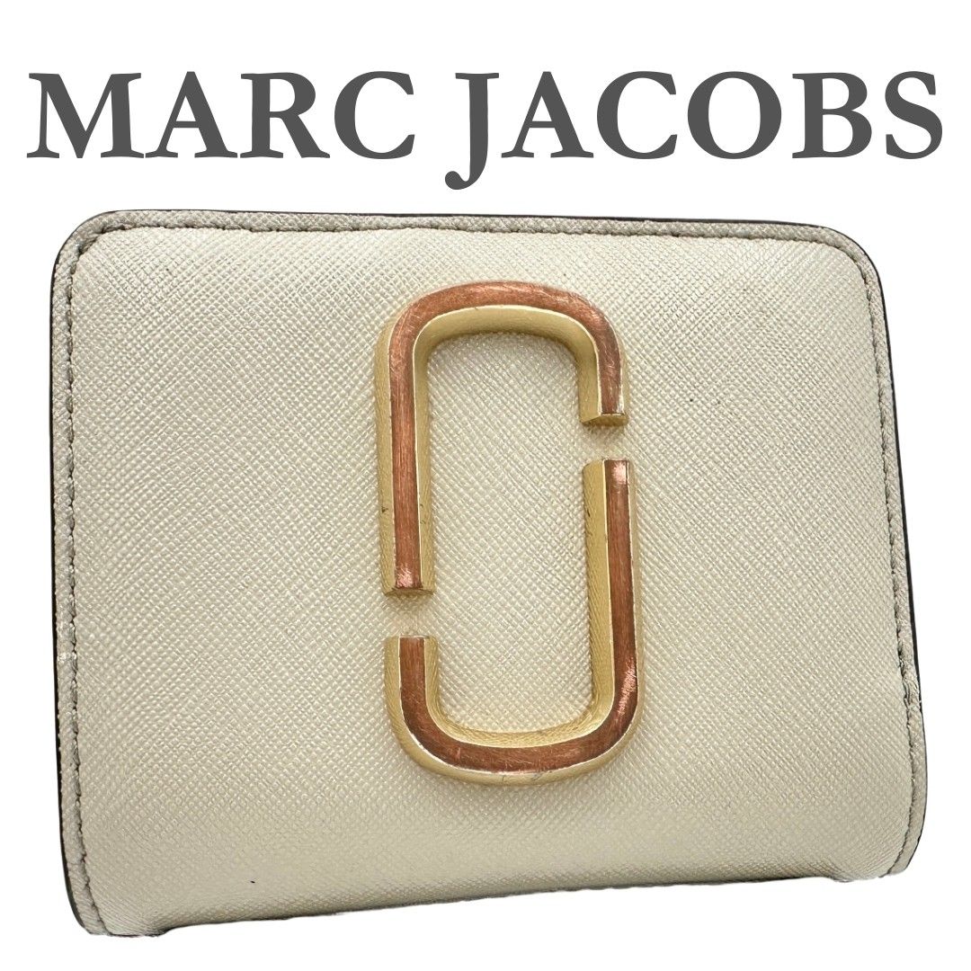 MARC JACOBS 二つ折り財布 バイカラー グレー 981T - メルカリ