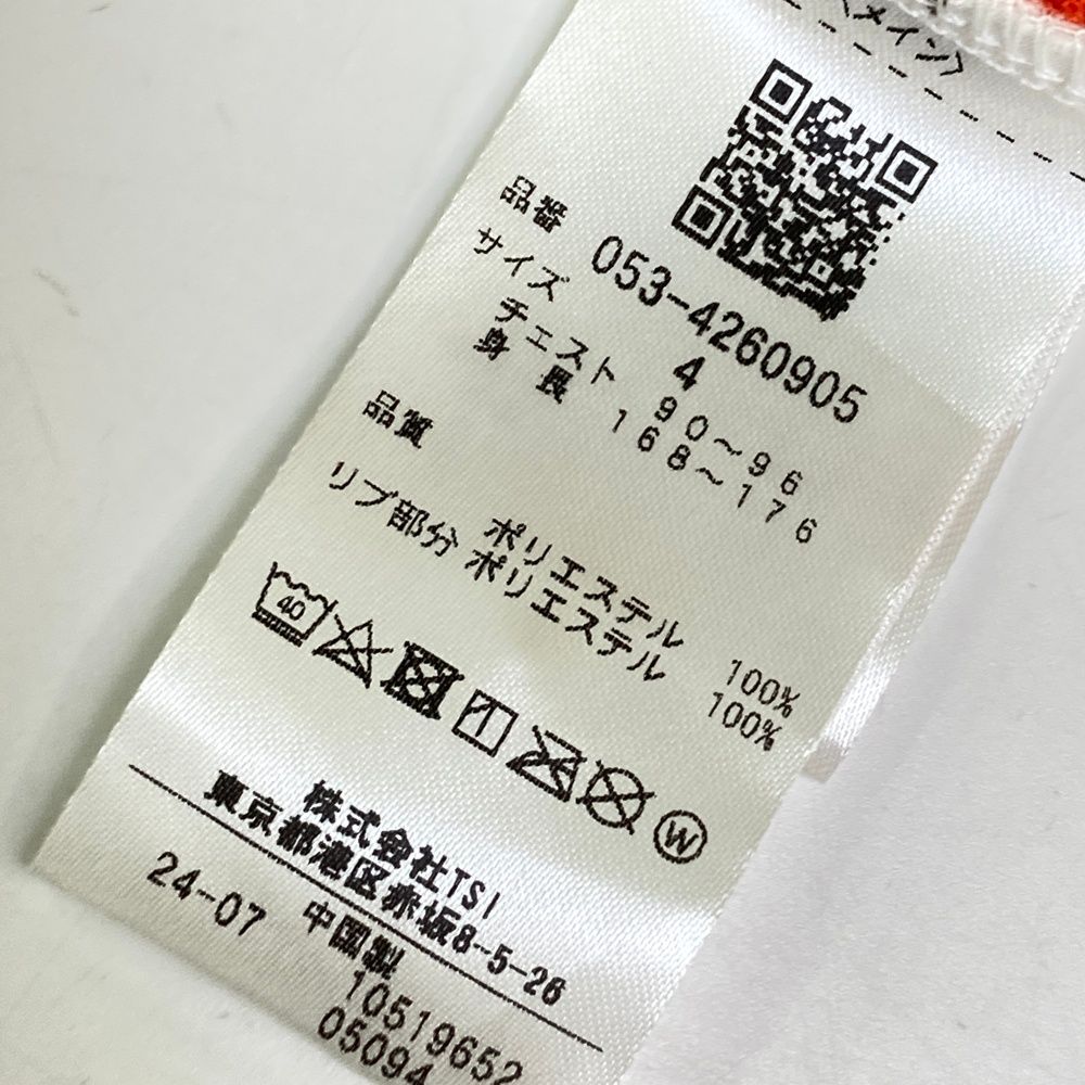 サイズ 4 PEARLY GATES パーリーゲイツ 半袖ポロシャツ オレンジ系 240101461547 ゴルフウェア メンズ ストスト LLC-HASEGAWATOSO_COM