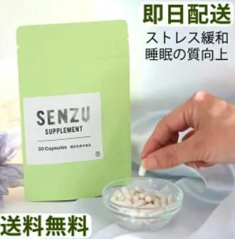 SENZUセンズサプリメント睡眠サプリGABA配合カプセル疲労回復快眠安眠