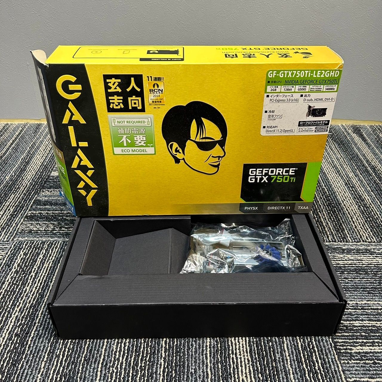 GALAXY 玄人志向 GEFORCE GTX750ti - REUSE SHOP BUY-BYE - メルカリ