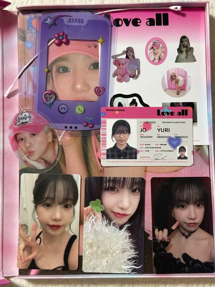 チョ・ユリ(JO YURI) サイン入り Love All 2nd ミニ アルバム トレカ