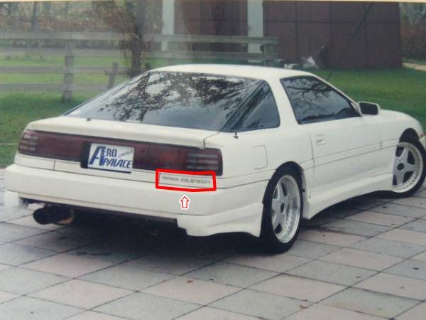 新品 トヨタ純正 70 A70 スープラ リアエンブレム クォータ アウト  