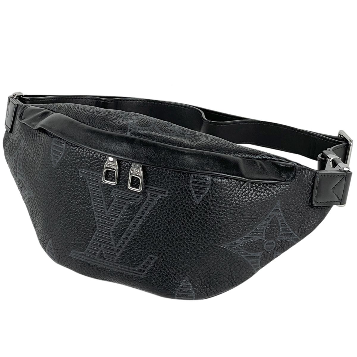 在庫一掃 ルイ ヴィトン Louis Vuitton ディスカバリー バムバッグ クロスボディ ボディバッグ モノグラムジャイアント ブラック M57289 メンズ