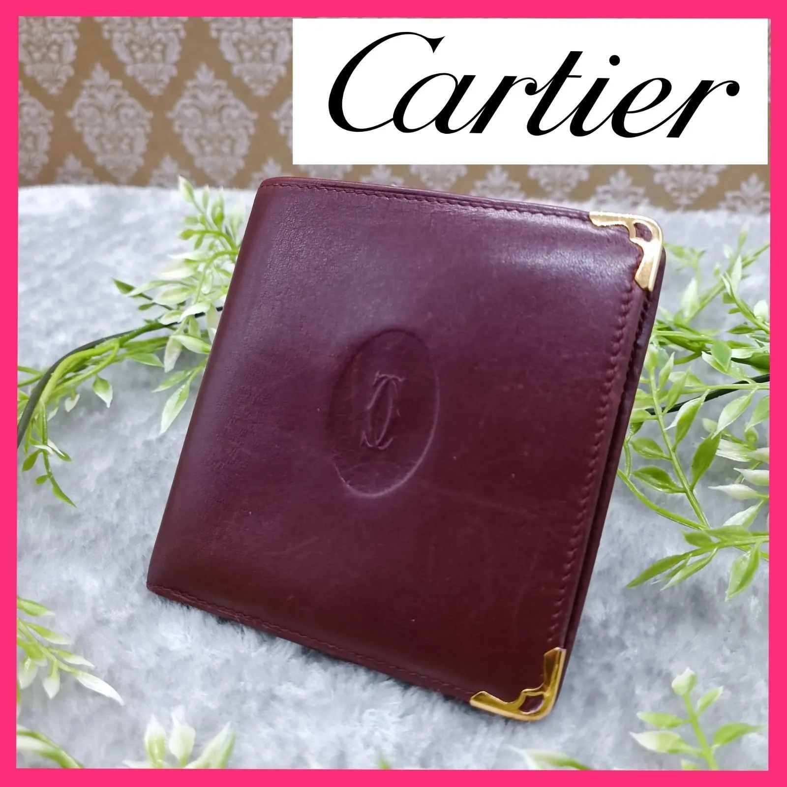 Cartier 》 カルティエ 折財布 コンパクト財布 マストドゥカルティエ