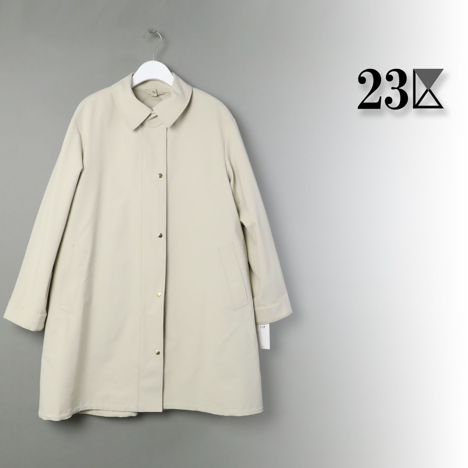 859 新品 23区 中綿ベストライナー付き マルチウェイアウター 38 撥水