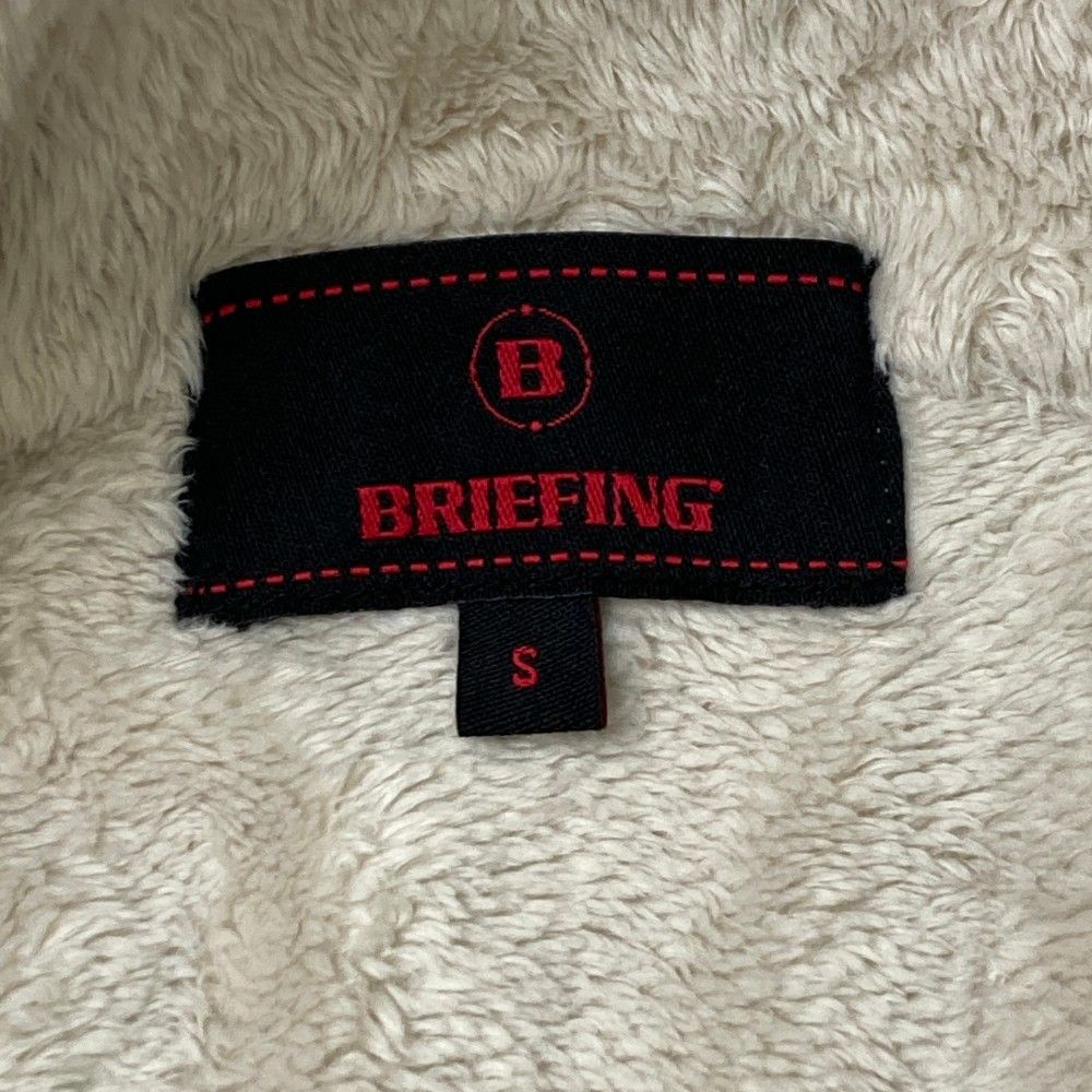 サイズ：S BRIEFING GOLF ブリーフィング BG7131410 長袖 ジップ ボアジャケット  ホワイト系 [240101224588] ゴルフウェア レディース ストスト