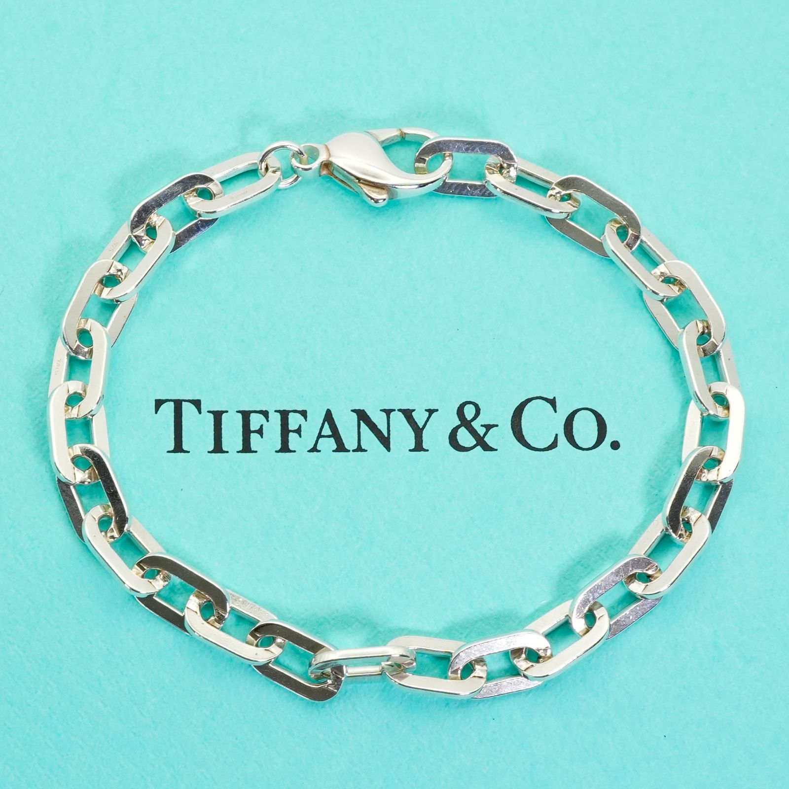 ティファニー TIFFANY ドーナツオーバルリンクチェーン ブレスレット