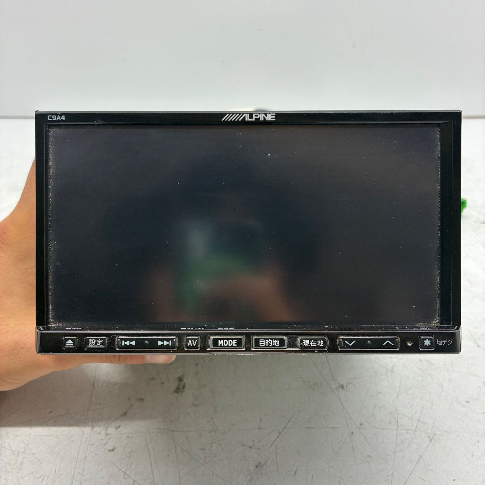 マツダ 純正 ALPINE アルパイン HDDナビ フルセグ 2DIN C9A4 V6