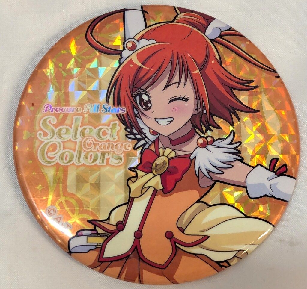 プリキュア プリティストア 缶バッジ Green&orange キュア