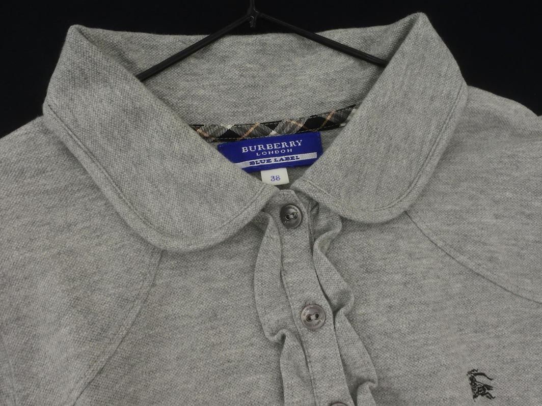 Burberry グレー ポロシャツ 38 楽天市場】BURBERRY（カラーグレー）（ポロシャツ｜トップス