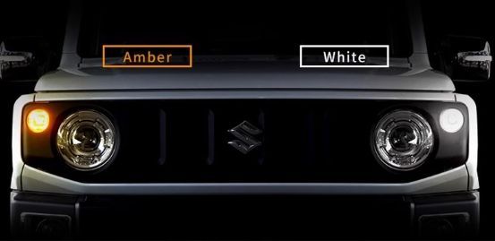ジムニー JB64 2019-2025 LEDウインカー フロント グリル サイドマーカー スモーク クリスタル ターンシグナル ライト
